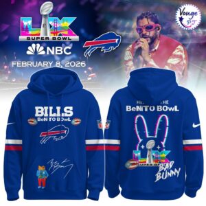 Buffalo Bills x Bad Bunny Super Bowl LX – 2026 NFL Hoodie