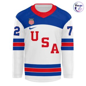 Buffalo Sabres x Tage Thompson Team USA Hockey Jersey 2