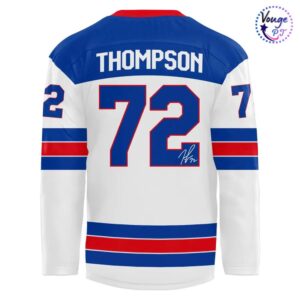 Buffalo Sabres x Tage Thompson Team USA Hockey Jersey 3