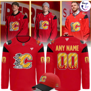 Calgary Flames Hockey 2026 East Asian Celebration Night Hoodie 1