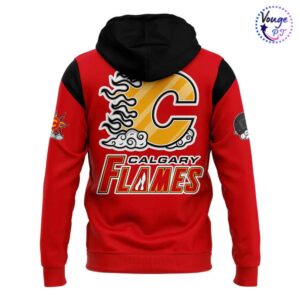 Calgary Flames Hockey 2026 East Asian Celebration Night Hoodie 3