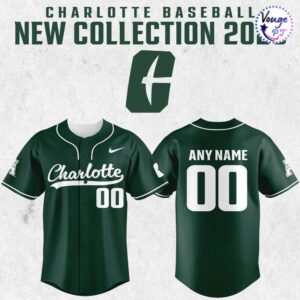 Charlotte 49ers Baseball 2026 New Baseball Jersey