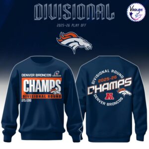 Denver Broncos Divisional 2025-2026 Playoffs NFL Sweatshirt