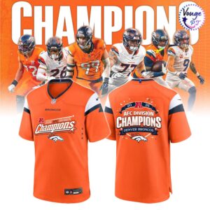 Denver Broncos x AFC East Champions Limited Edition Football Jersey