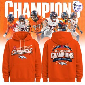 Denver Broncos x AFC East Champions Limited Edition Hoodie