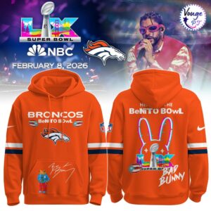 Denver Broncos x Bad Bunny Super Bowl LX – 2026 NFL Hoodie