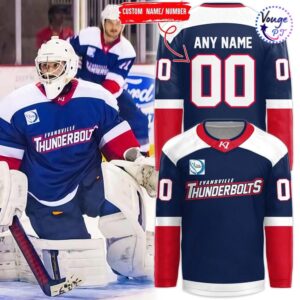 Evansville Thunderbolts hockey 2026 New Hockey Jersey