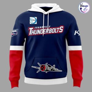 Evansville Thunderbolts hockey 2026 New Hoodie 2