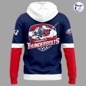 Evansville Thunderbolts hockey 2026 New Hoodie 3