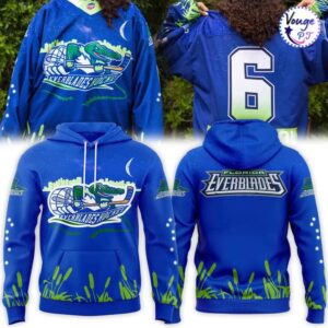 Florida Everblades Hockey 2026 Blue Limited Hoodie 1