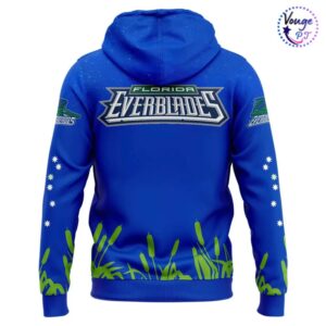 Florida Everblades Hockey 2026 Blue Limited Hoodie 3
