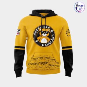 Green Bay Gamblers Hockey 2026 Teddy Bear Hoodie 2