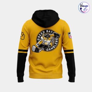 Green Bay Gamblers Hockey 2026 Teddy Bear Hoodie 3