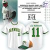 Hawaii Rainbow Warriors Honor Coach Les Murakami 2026 Baseball Jersey