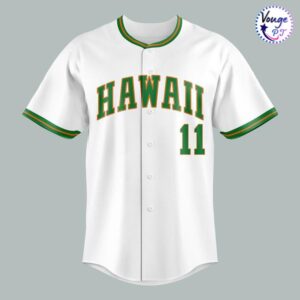 Hawaii Rainbow Warriors Honor Coach Les Murakami 2026 Baseball Jersey 2