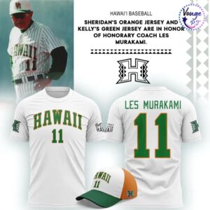Hawaii Rainbow Warriors Honor Coach Les Murakami 2026 T-shirt