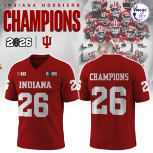 Indiana Hoosiers CFP National Champions 2025-26 Football Jersey