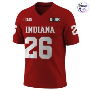Indiana Hoosiers CFP National Champions 2025 26 Football Jersey 2 1