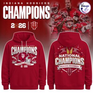 Indiana Hoosiers CFP National Champions 2025-26 Victory Hoodie