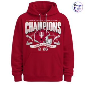Indiana Hoosiers CFP National Champions 2025 26 Victory Hoodie 2