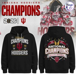 Indiana Hoosiers CFP National Champions 2025 26 Victory Hoodie 4