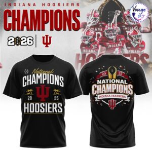 Indiana Hoosiers CFP National Champions 2025 26 Victory T Shirt 2
