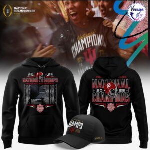 Indiana Hoosiers College Football Playoff 2025 National Champions Hoodie