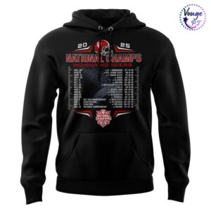 Indiana Hoosiers College Football Playoff 2025 National Champions Hoodie 2
