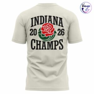Indiana Hoosiers football 2026 New Rose Bowl Champions T shirt 3