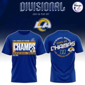 Los Angeles Rams Divisional 2025-2026 Play Off NFL T-Shirt