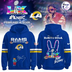 Los Angeles Rams x Bad Bunny Super Bowl LX – 2026 NFL Hoodie