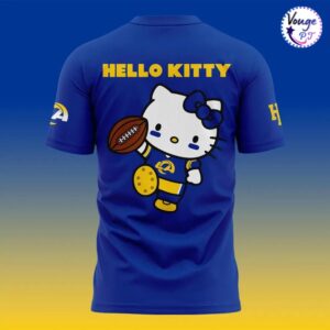Los Angeles Rams x Hello Kitty Limited edition T Shirt 3 1