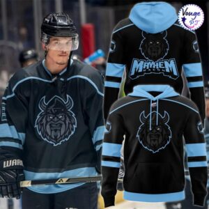 Macon Mayhem Hockey SPHL 2026 Black Hoodie 1
