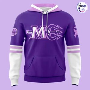Maine Mariners Hockey Fights Cancer 2026 Hoodie 2