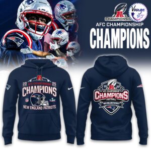 New England Patriots 2025-26 AFC Champions Limited Hoodie