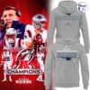 New England Patriots Super Bowl LX Roster Hoodie