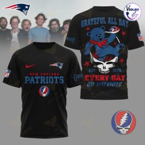 New England Patriots Dancing Bear NFL Super Bowl T Shirt 3