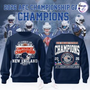 New England Patriots Football AFC Champions 2026 Limited Sweatshirt