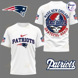 New England Patriots NFL Pats Grateful Dead Super Bowl T-Shirt