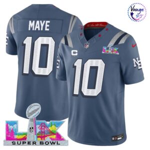 New England Patriots Super Bowl 2026 Limited Football Jersey 2