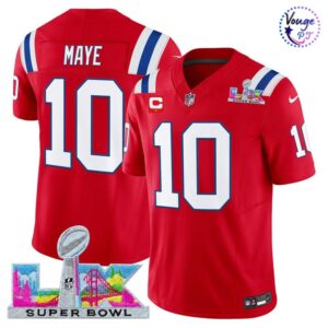 New England Patriots Super Bowl 2026 Limited Football Jersey 5
