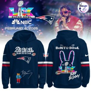 New England Patriots x Bad Bunny Super Bowl LX – 2026 NFL Hoodie