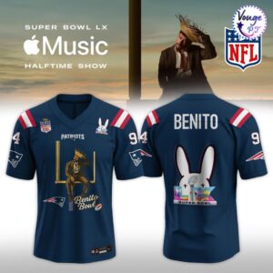 New England Patriots x Bad Bunny Super Bowl LX The Halftime Show Football Jersey