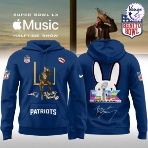 New England Patriots x Bad Bunny Super Bowl LX The Halftime Show Hoodie