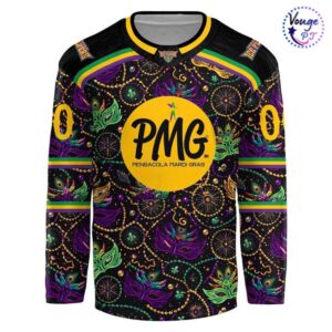 Pensacola Ice Flyers 2026 Mardi Gras Night Limited Hockey Jersey 2