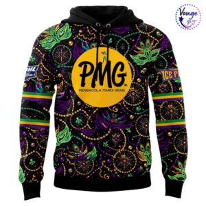 Pensacola Ice Flyers 2026 Mardi Gras Night Limited Hoodie 2