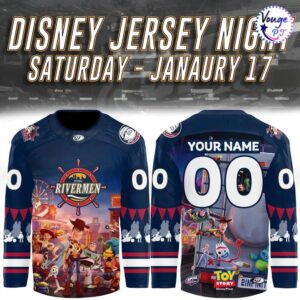 Peoria Rivermen Disney Jersey Night 2026 Limited Hockey Jersey
