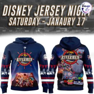 Peoria Rivermen Disney Jersey Night 2026 Limited Hoodie