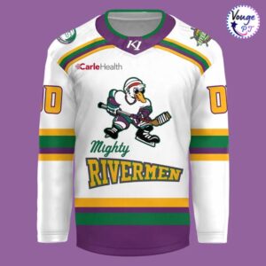 Peoria Rivermen Mighty Ducks Night 2026 New Hockey Jersey 2
