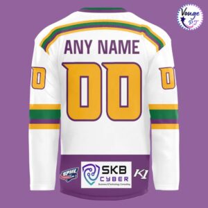 Peoria Rivermen Mighty Ducks Night 2026 New Hockey Jersey 3